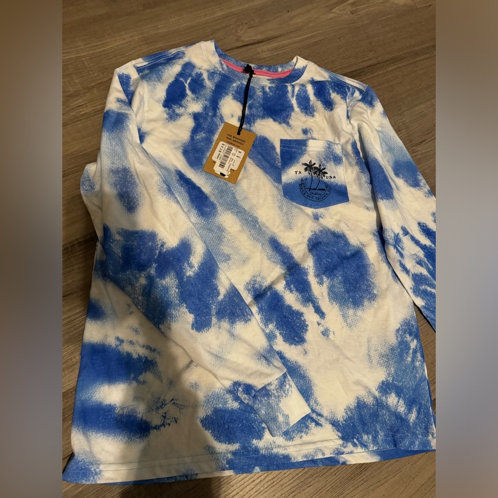 Long sleeve chubbies tie dye shirt